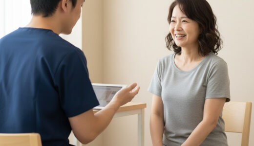 年配の女性でも安心して受けられるソフト整体